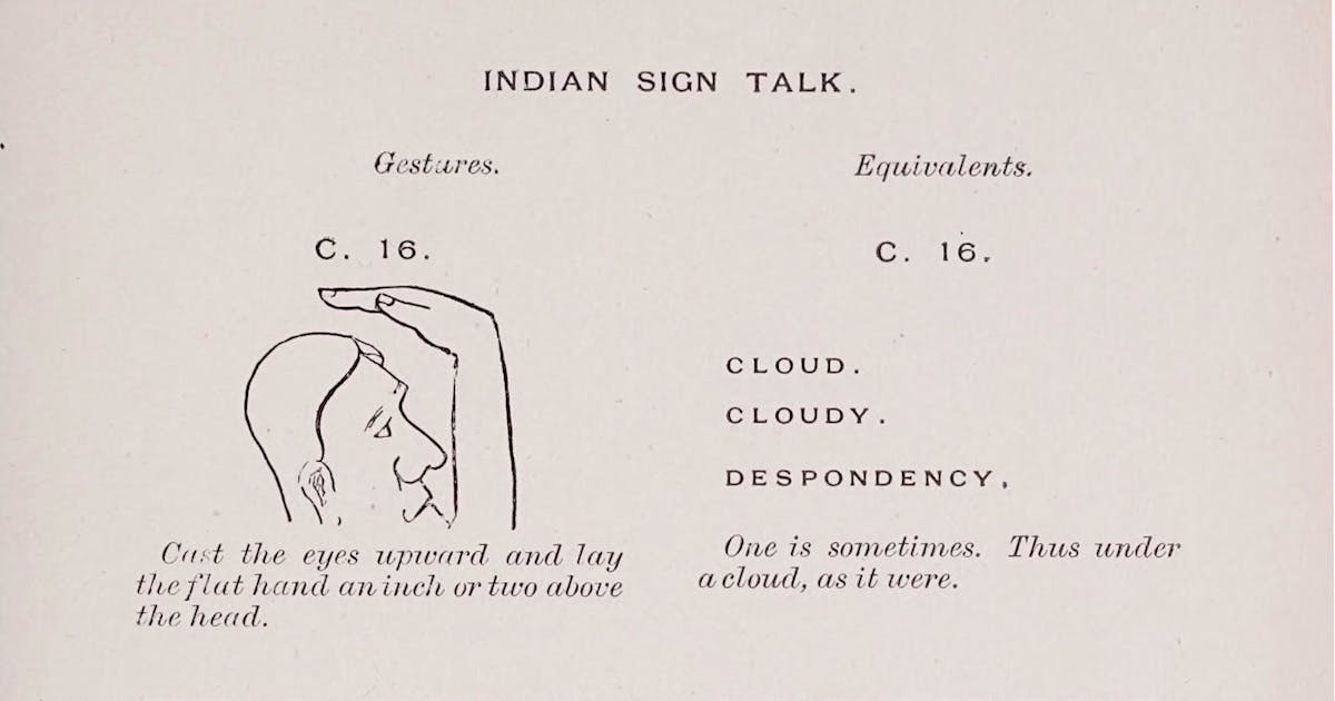 sign drawing for cloud and despondency