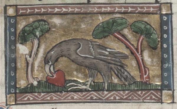 manuscript illustration from jacob van maerlant der naturen bloeme