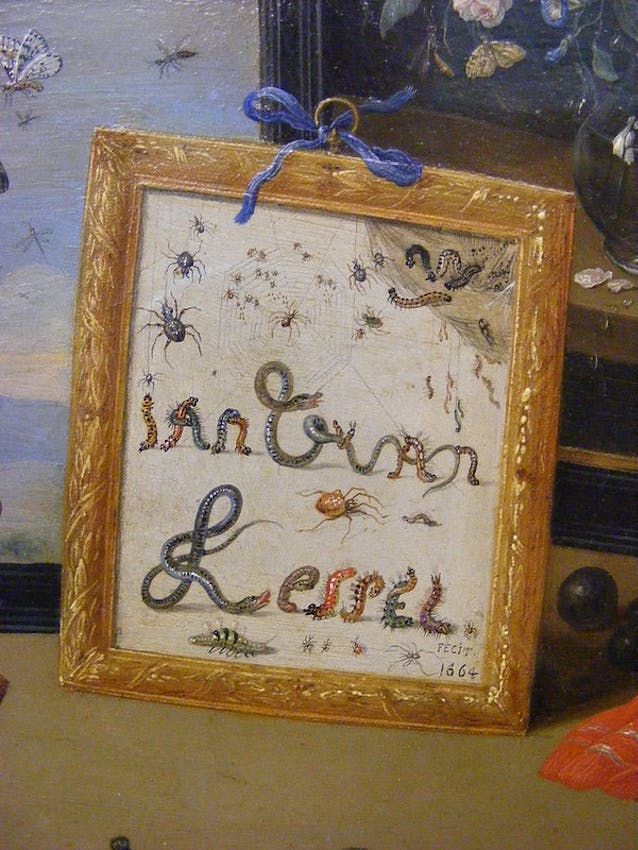 Jan van Kessel signature