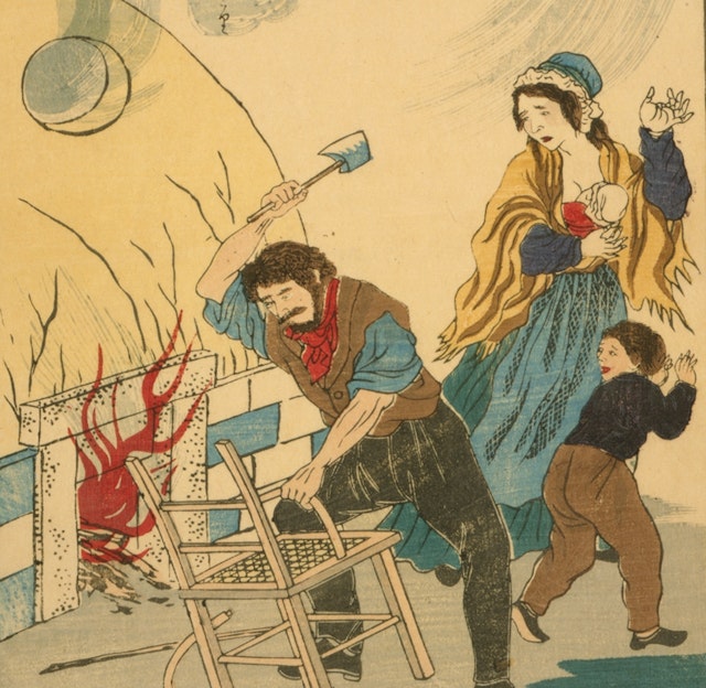 Japanese Prints of Western Inventors, Artists and Scholars (1873)