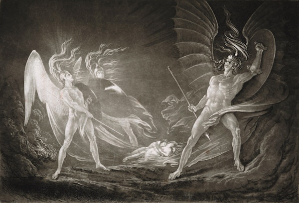 The Universe as Pictured in Milton's Paradise Lost (1915) – The Public  Domain Review