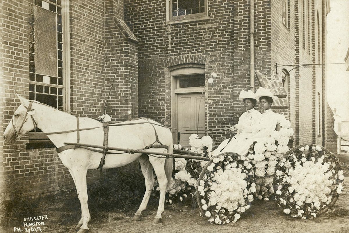 alt: old photo of juneteenth emancipation day houston