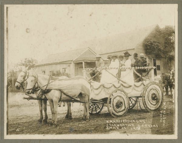 old photo of juneteenth emancipation day