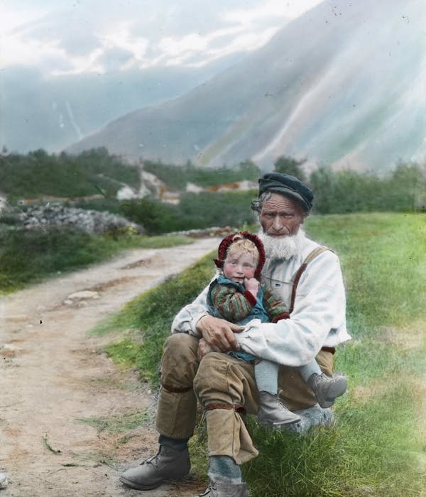 Man and child