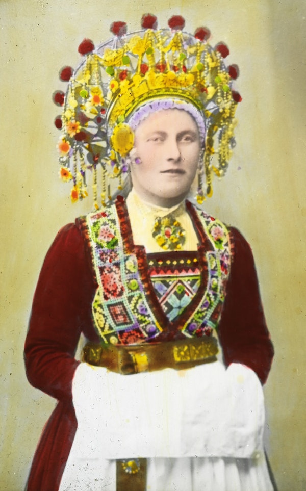 Bride in national costume