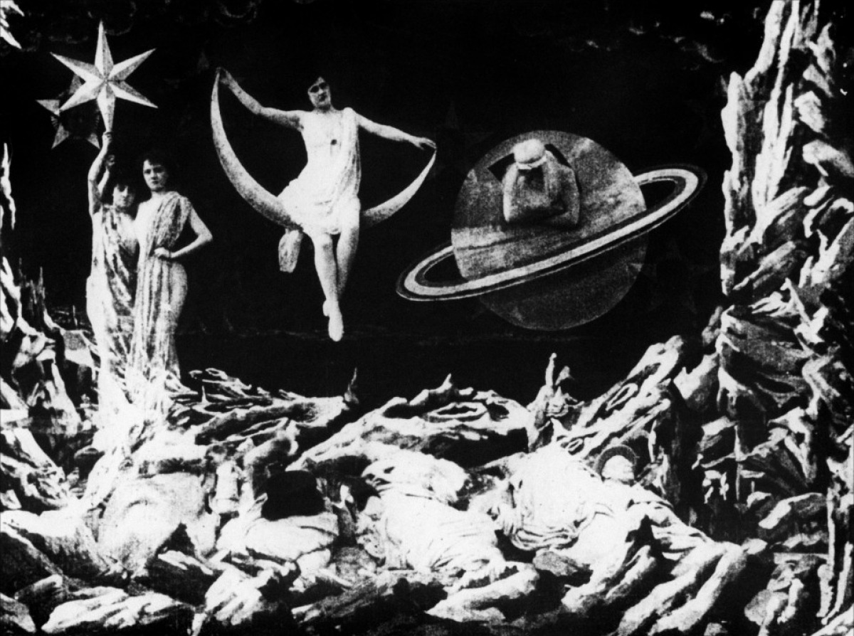 Le voyage dans la lune 1902 French movie poster print