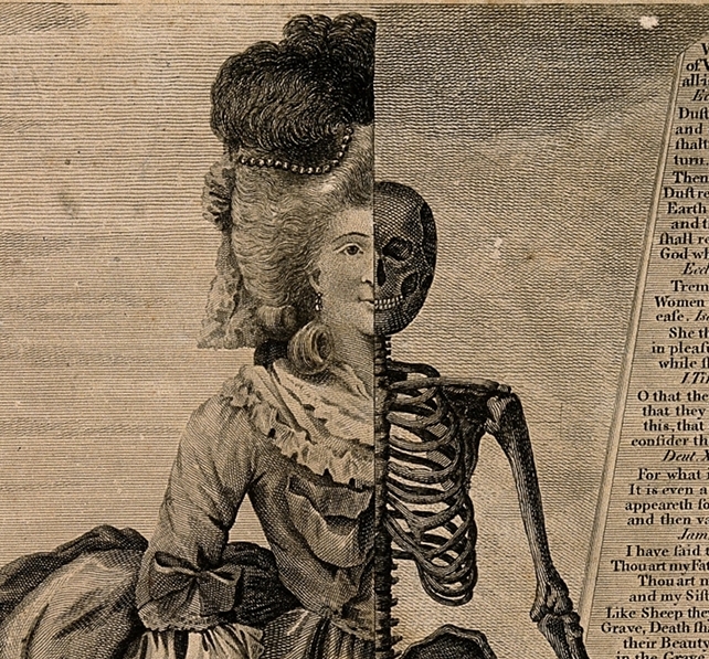 Life And Death Contrasted Ca 1770 The Public Domain Review