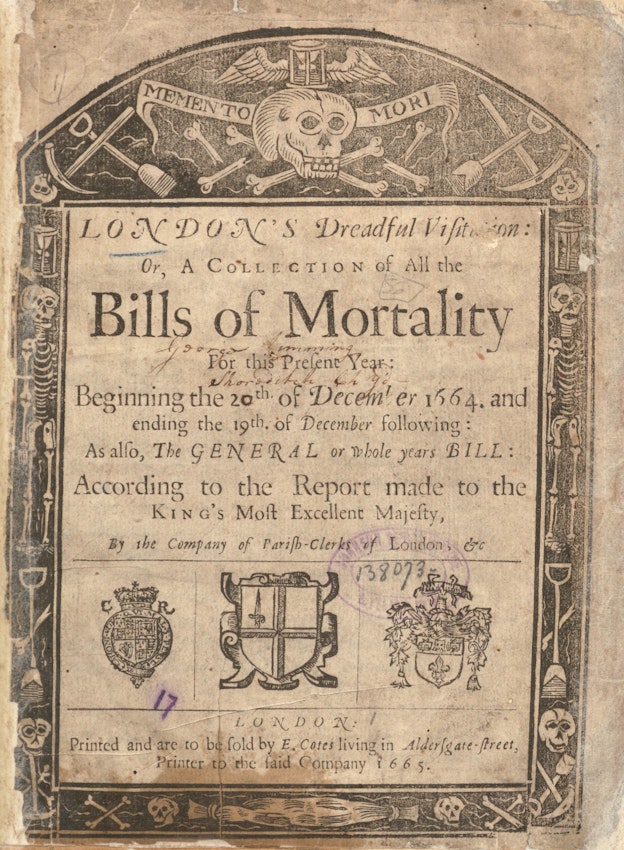 Bills of mortality london plague