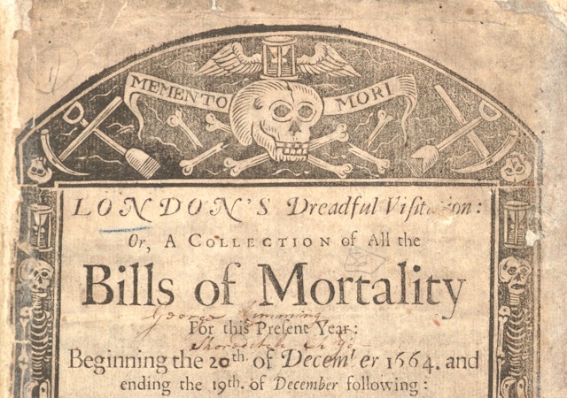 London's Dreadful Visitation: A Year of Weekly Death Statistics during the Great Plague (1665)