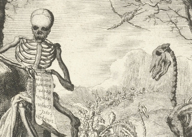 Jan Luyken’s Frontispiece for *Osteologia* (1680) 