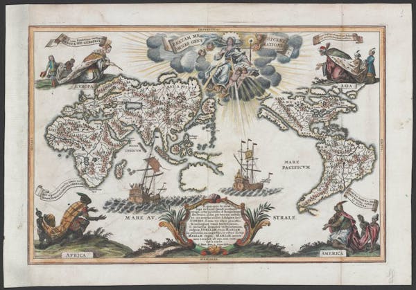 map of california as an island