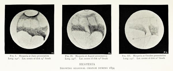 Mars canal illustration