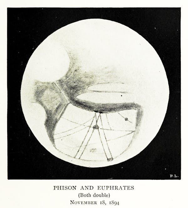 Mars canal illustration