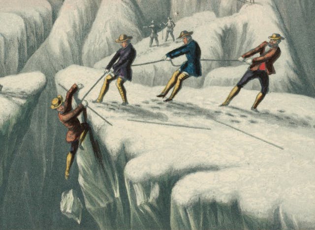 *The Ascent of Mont-Blanc* (ca. 1855)