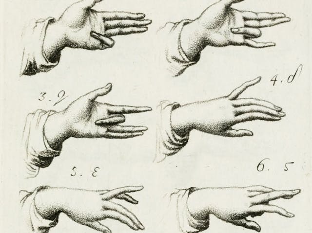 Illustrations from Vincenzo Requeno's *Discovery of Chironomia* (1797)