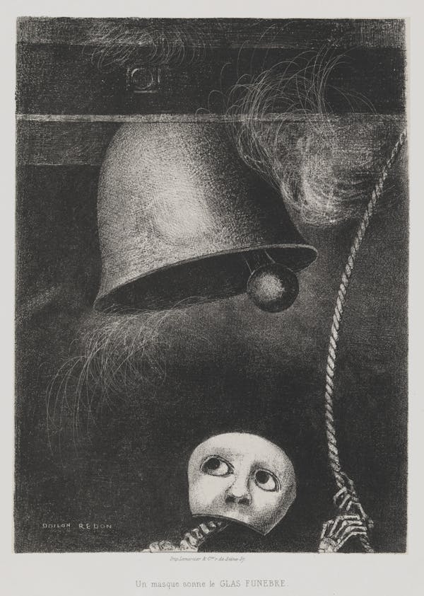 odilon redon's edgar allan poe lithographs