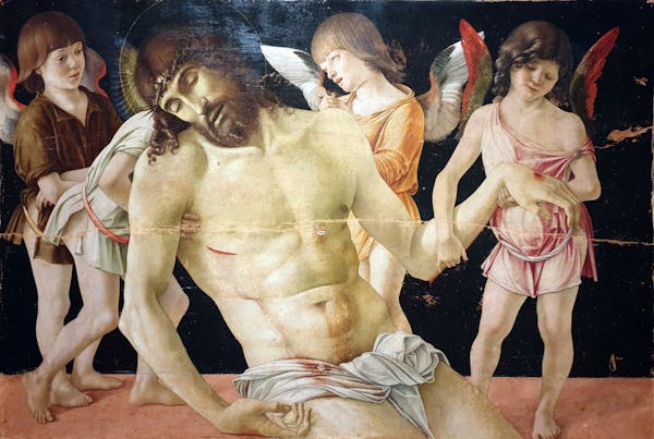 Image depicting the revelation of Christ's genitals