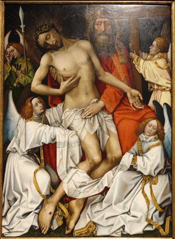 Image depicting the revelation of Christ's genitals