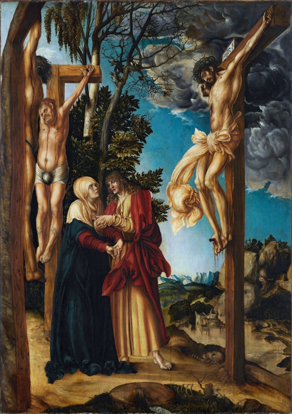 Image depicting the revelation of Christ's genitals