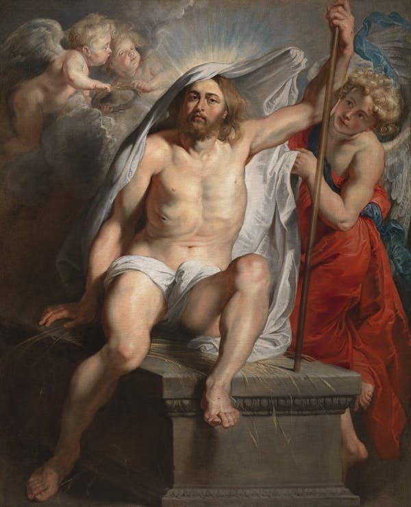 Image depicting the revelation of Christ's genitals