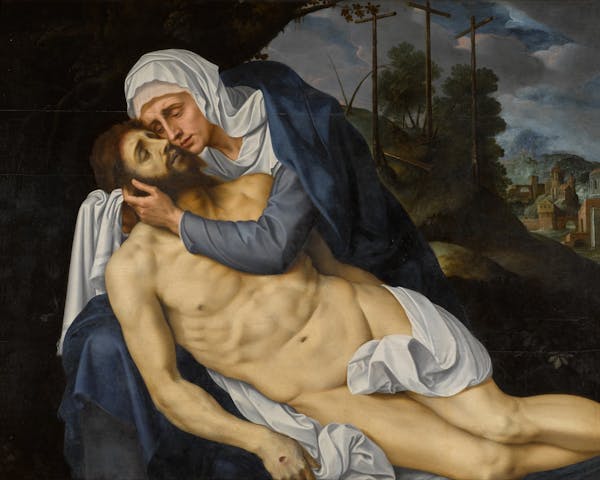 Image depicting the revelation of Christ's genitals