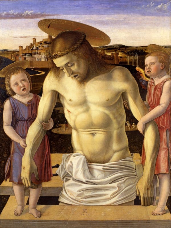 Image depicting the revelation of Christ's genitals