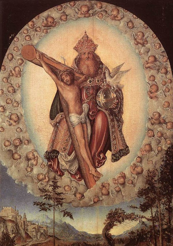 Image depicting the revelation of Christ's genitals