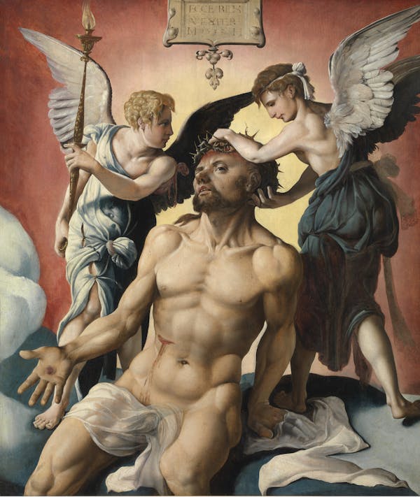 Image depicting the revelation of Christ's genitals