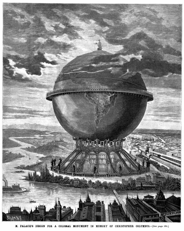 Palacio’s Plan for Colossal Monument to Columbus (1890)