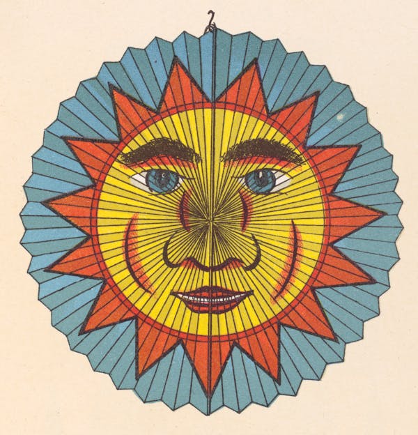 Illustration from paper lantern catalogue