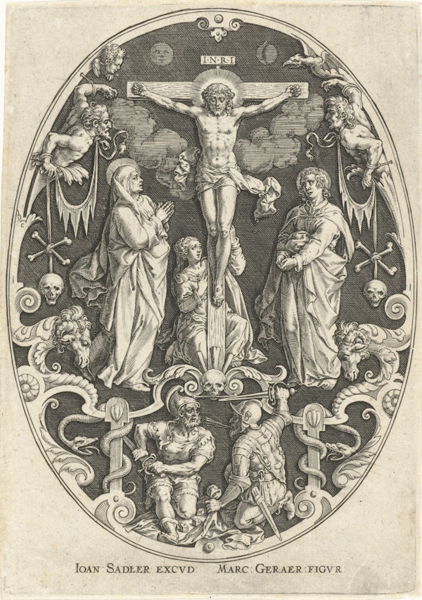 Ornamental engraving of the Passion