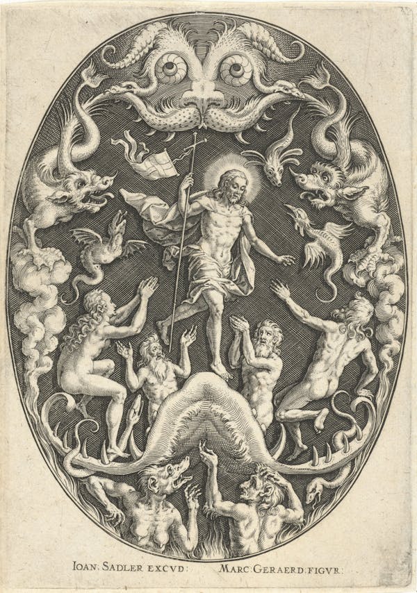 Ornamental engraving of the Passion