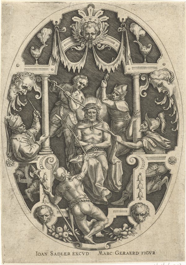 Ornamental engraving of the Passion