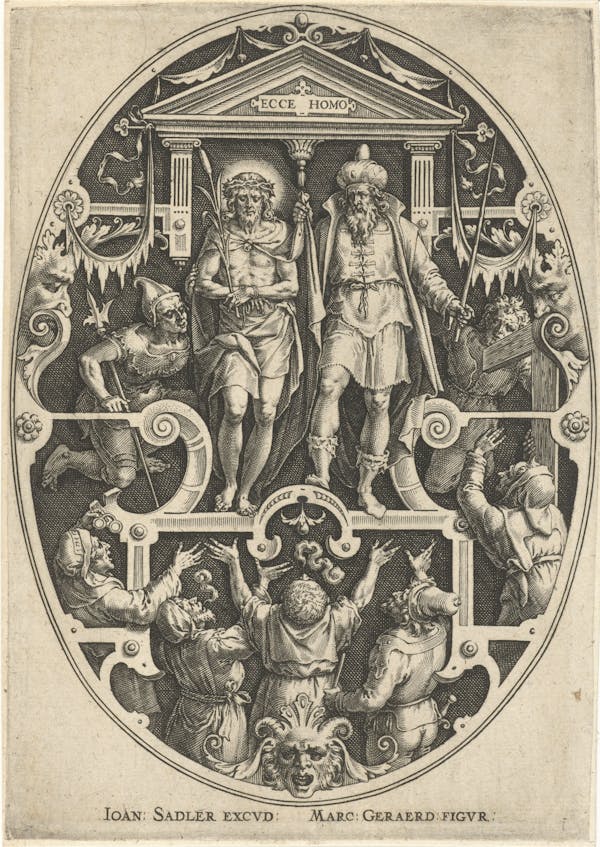 Ornamental engraving of the Passion