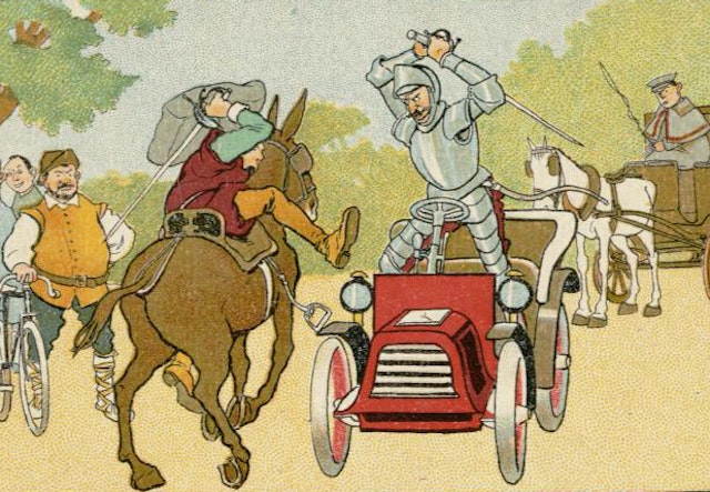 Don Quixote in the 20th Century (ca. 1905)