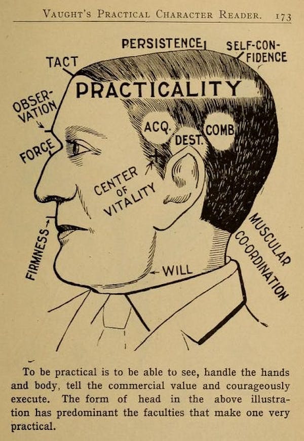 Phrenology Diagram