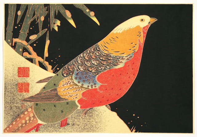 Polychrome Woodblocks of Itō Jakuchū Birds