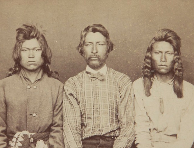 Portraits of Imprisoned Modoc Warriors (1873)