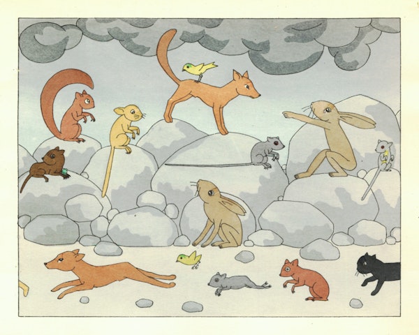 Illustration of hare fable