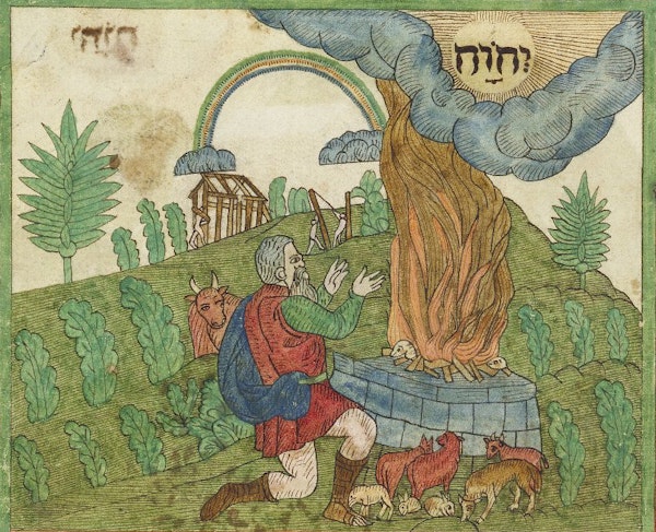 Noah, Trevelyon Miscellany of 1608