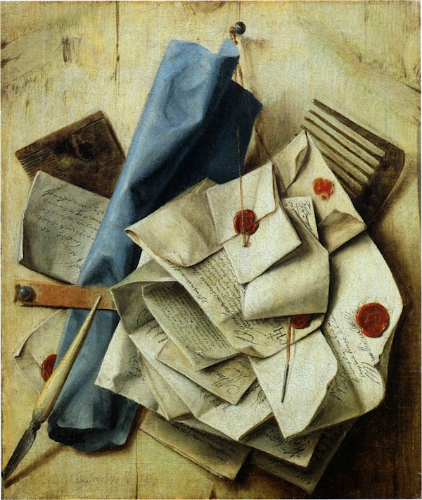 Cornelis Norbertus Gijsbrechts trompe l'oeil