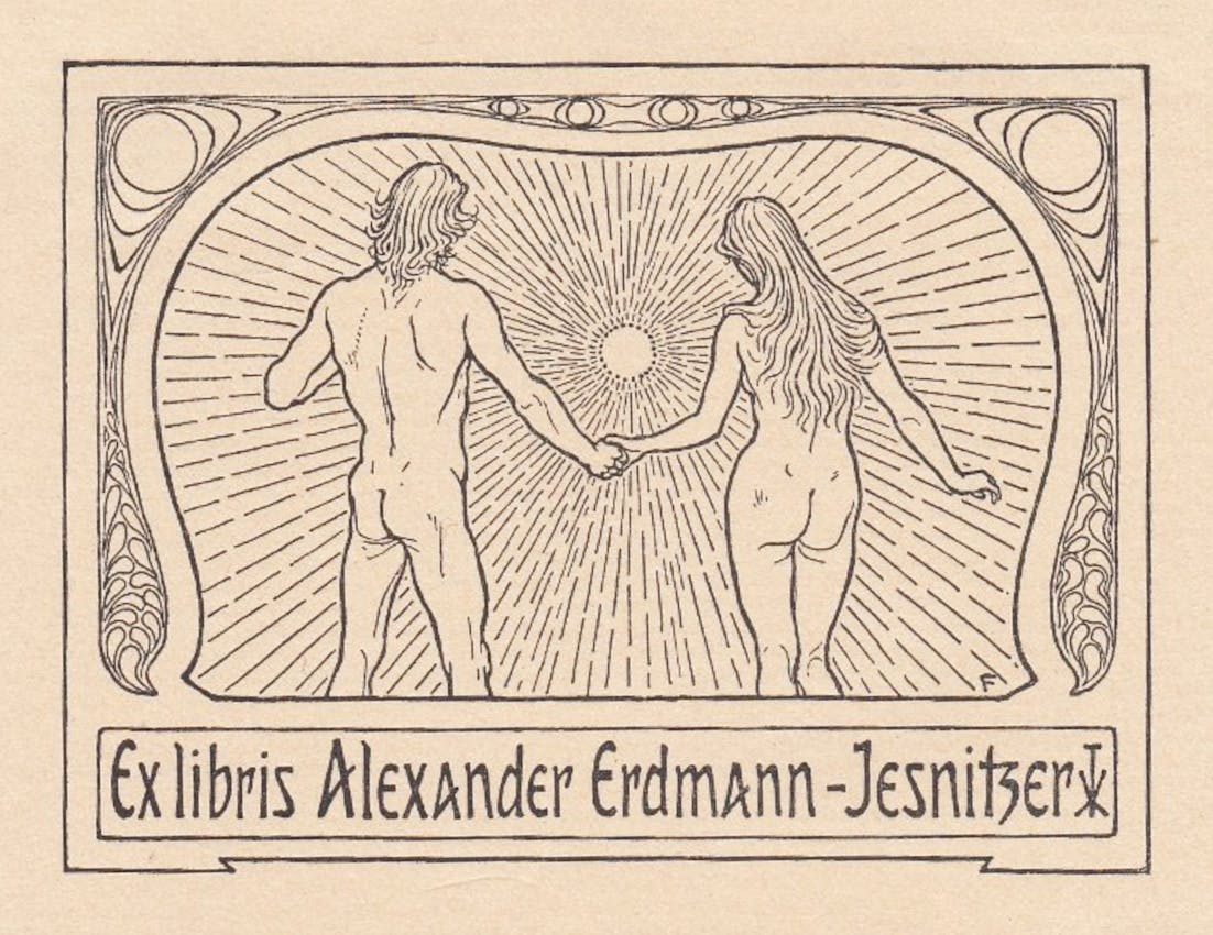 Ex libris illustration