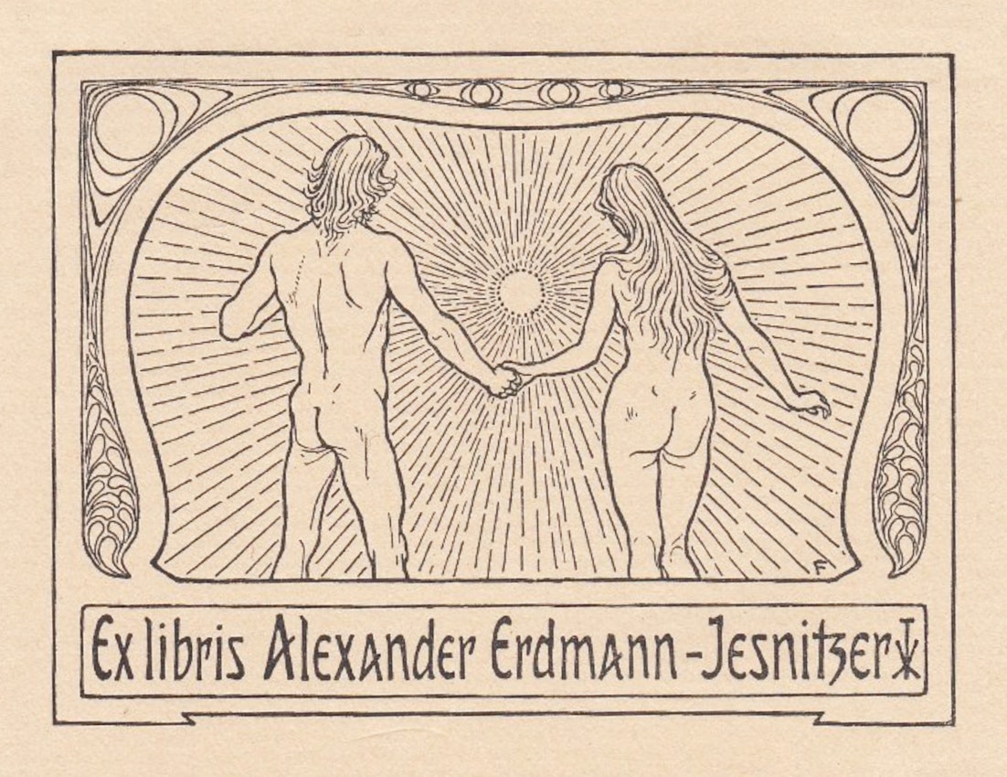 Ex libris illustration