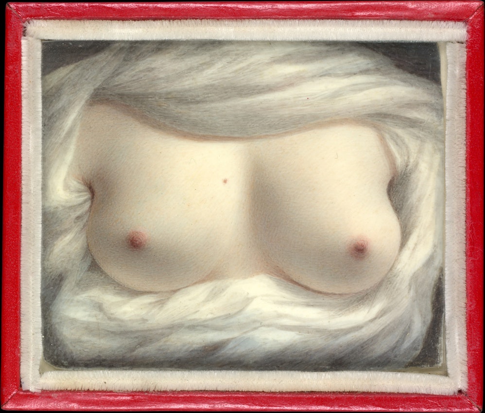 Sarah Goodridge’s painting of her breasts