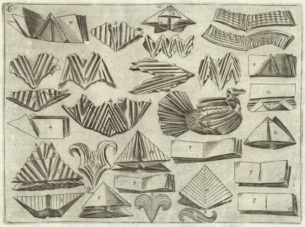 art of napkin folding treatise