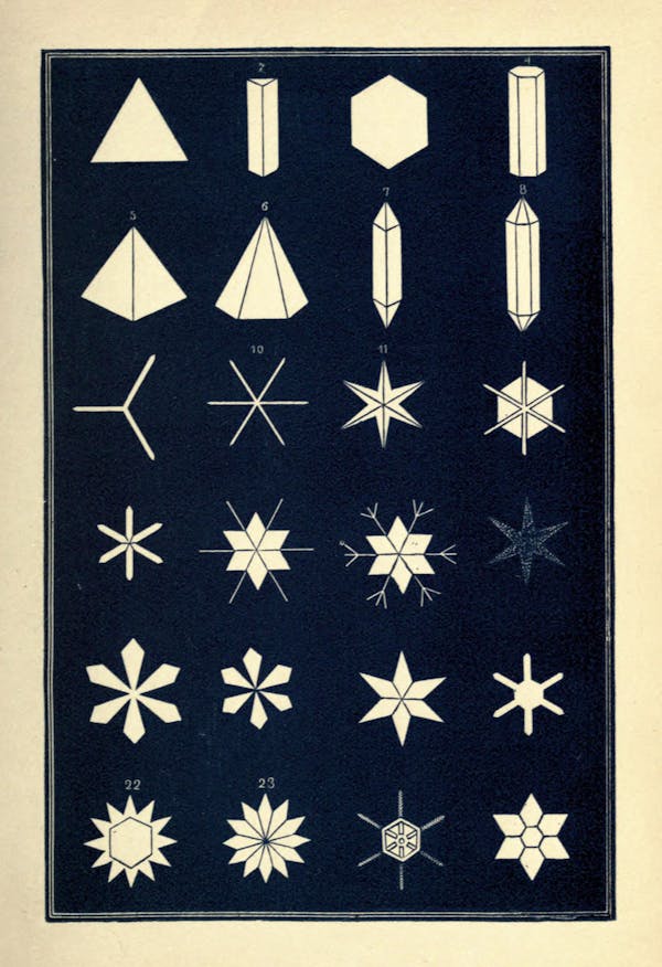 Illustration of snowflakes