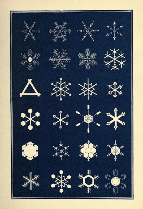 Illustration of snowflakes
