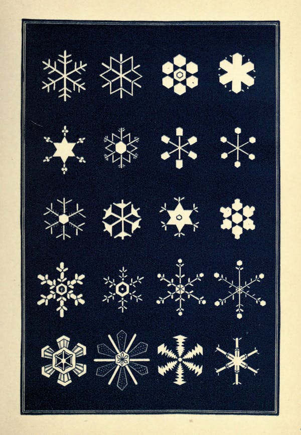 Illustration of snowflakes