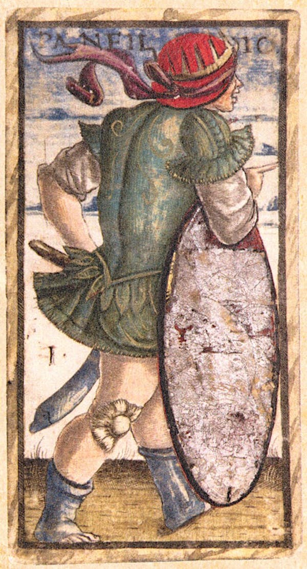 Card from Sola Busca tarot deck