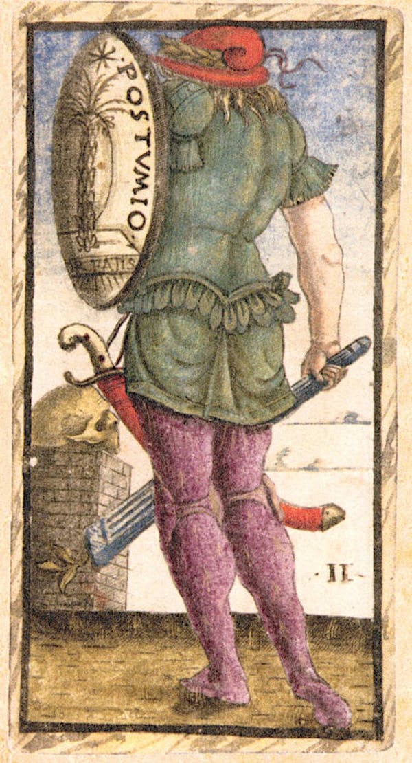 Card from Sola Busca tarot deck